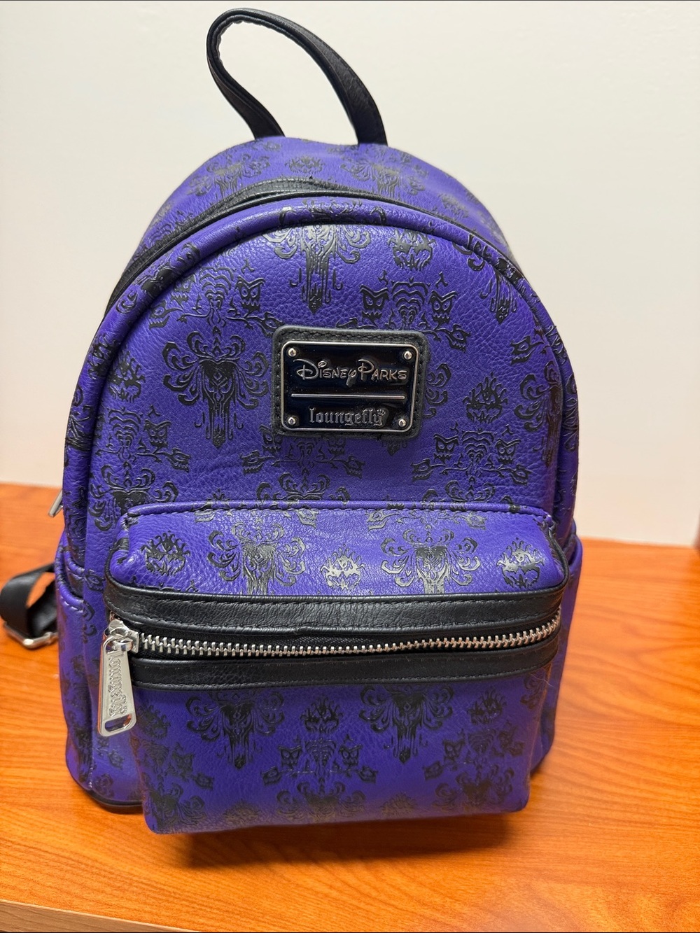 Disney Parks lounge fly Purple Mini Backpack haunted mansion